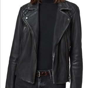 All Saints Leather Biker Jacket